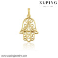 Colgantes de hamsa 32105 xuping en oro de 14 kt sin piedra